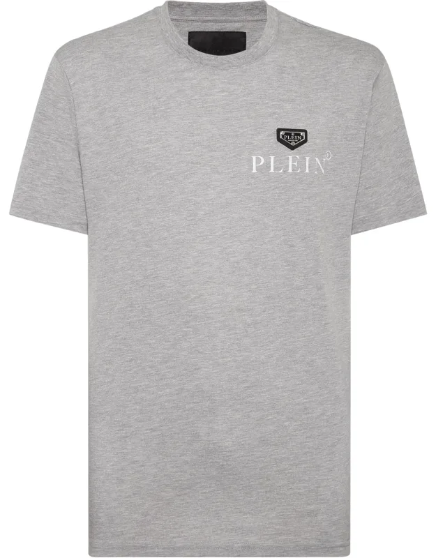 T-shirt Round Neck Ss Featuring Ribbed Neckline And Hexagonal Logo