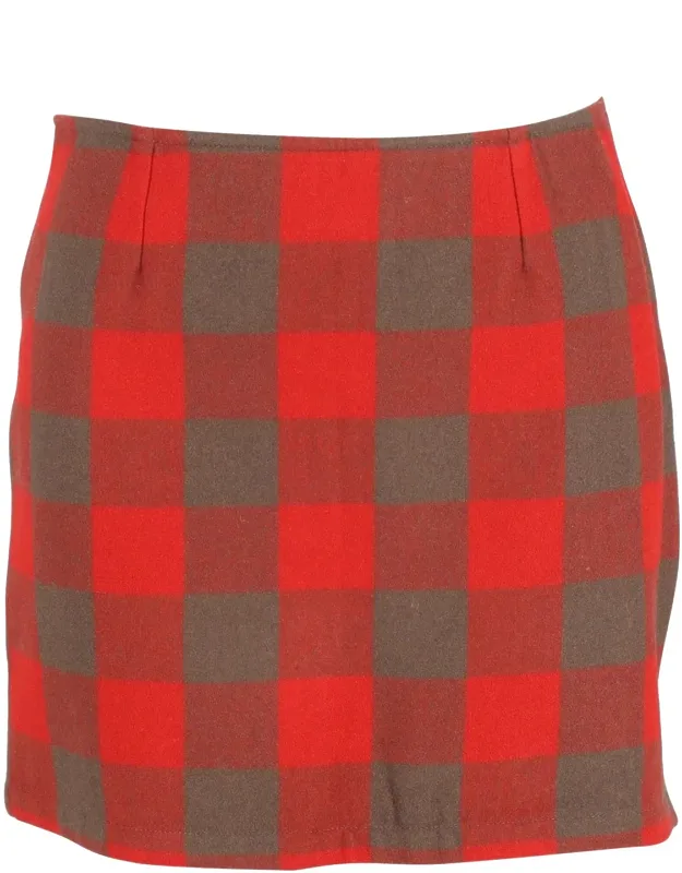 Checkered Mini Skirt