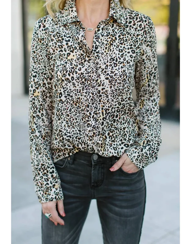 Leopard Printed Blouse