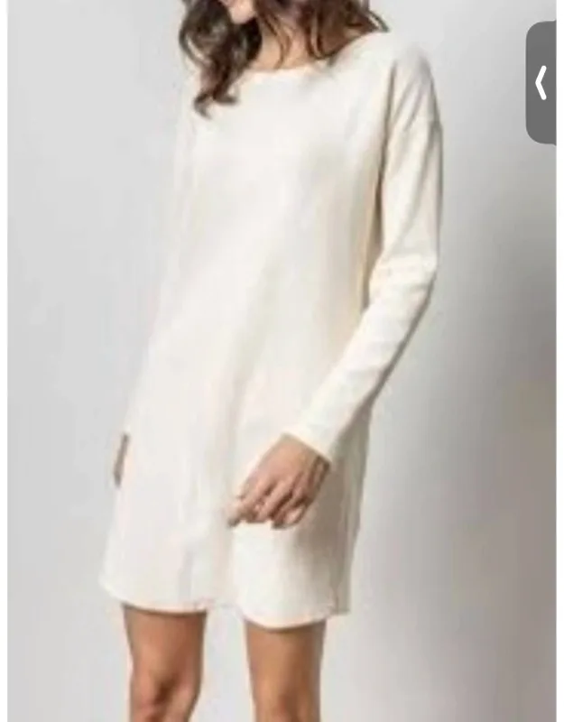 Seamed Boatneck Dress