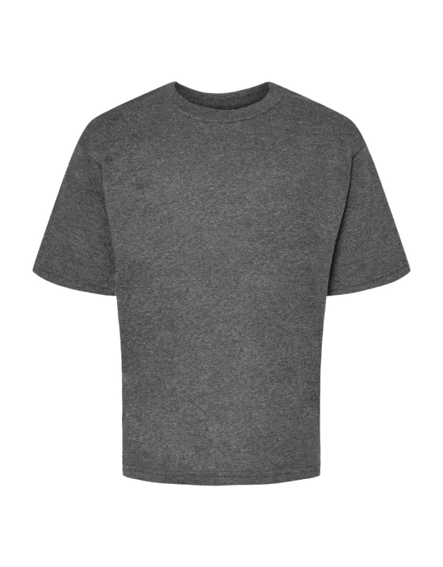Youth Gold Soft Touch T-shirt 100% Preshrunk Cotton, Cover Seamed Neckline