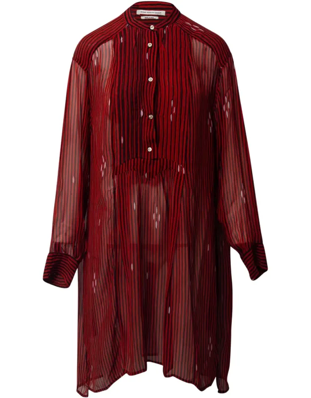 Striped Shirt Dress