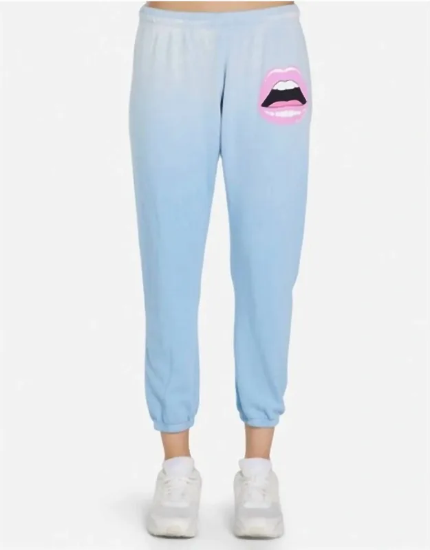 Alana Pants In Ice Blue Ombre
