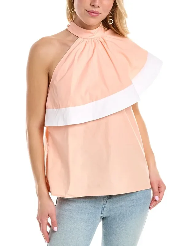 Asymmetrical Ruffle Top