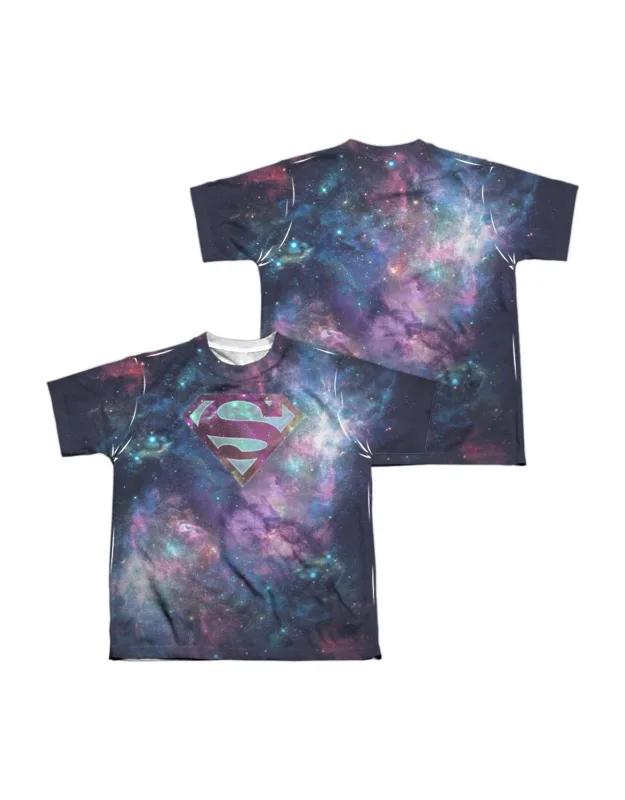 Superman Spaced Out Logo Short Sleeve Tee - Stylish For Everyday Wear