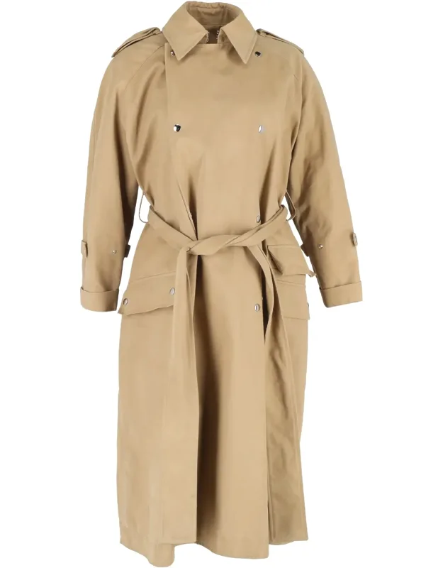 Belted Double-breasted Coat