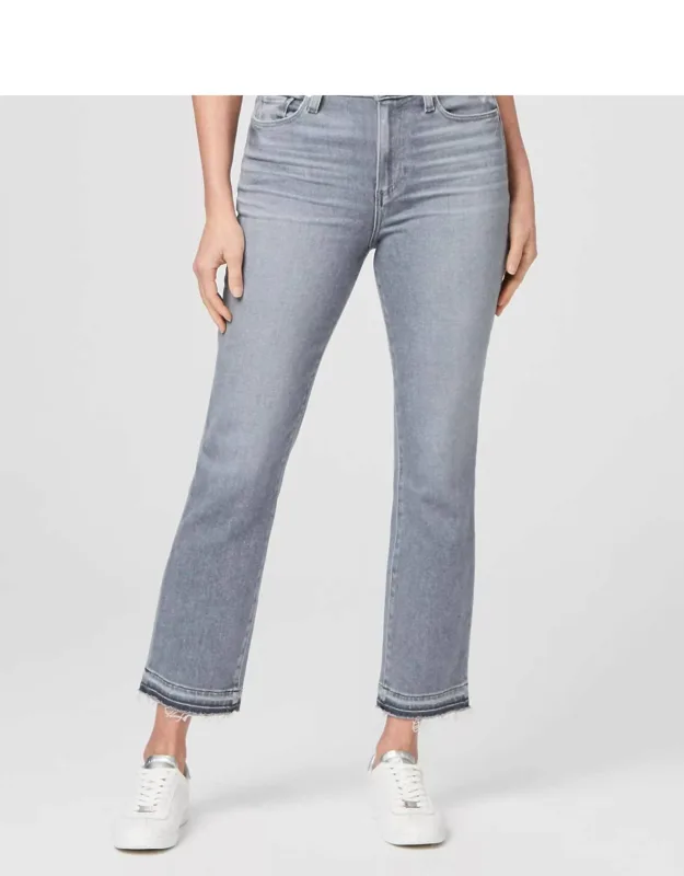 Cindy Crop High Rise Straight Jeans
