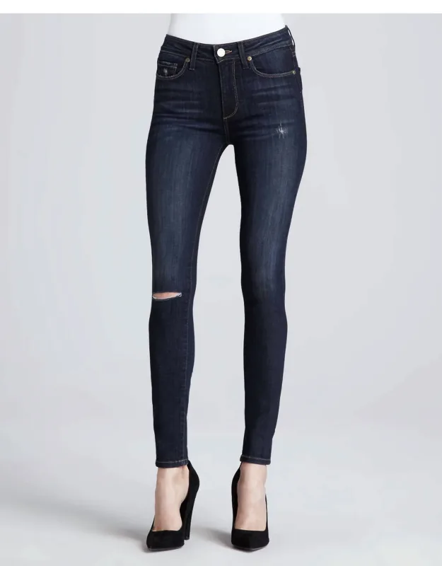 The Skinny Crop & Roll Jeans