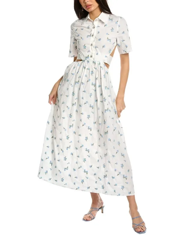 Lapis Shell Shirtdress