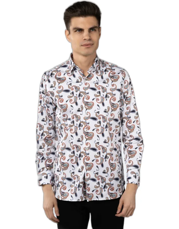 Multicolor Paisley Shirt
