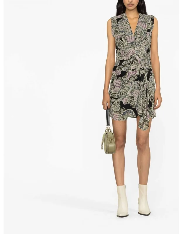 Draped Mini Dress