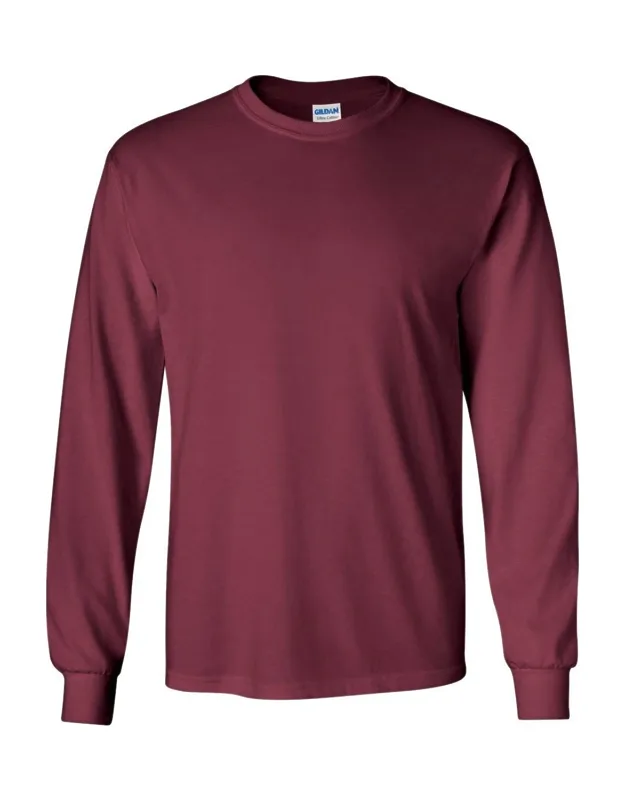 Ultra Cotton Long Sleeve T-shirt, Heavyweight Fabric, Classic Fit