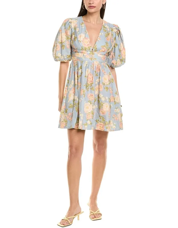 Linen Mini Dress