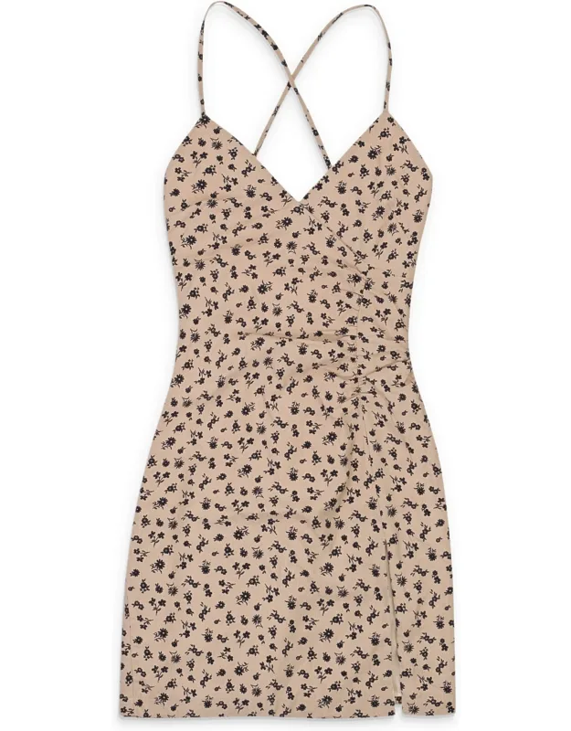 High Tie Slip Dress