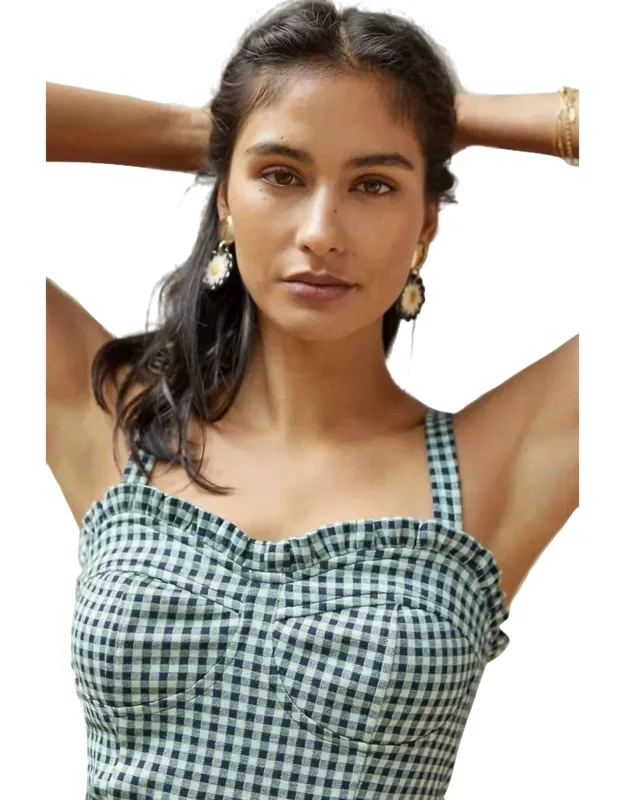Gingham Sweetheart Tank
