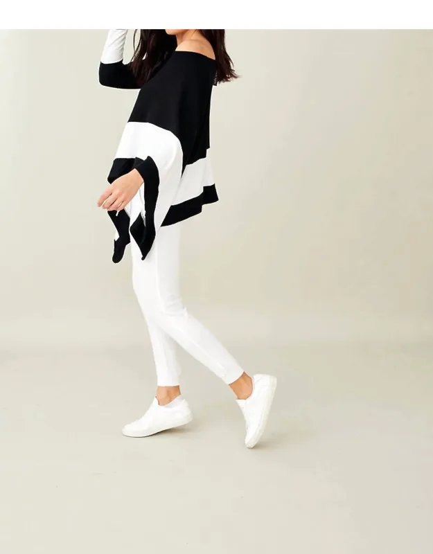Soft Stretch Asymmetrical Top - Versatile Tunic Blouse, Flattering Silhouette