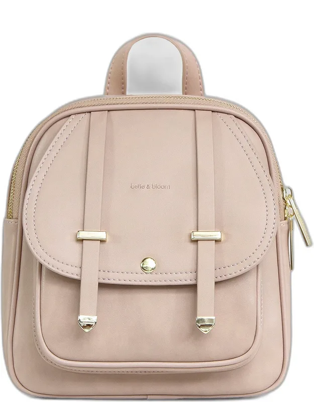 Camila Leather Backpack With Multiple Pockets And Convertible Design
