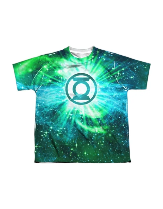 Justice League Of America Power Swirl Short Sleeve Tee - Stylish For Everyday Wear, 100% Polyester