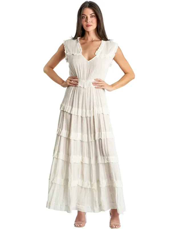 Alix Sleeveless V-neck Dress