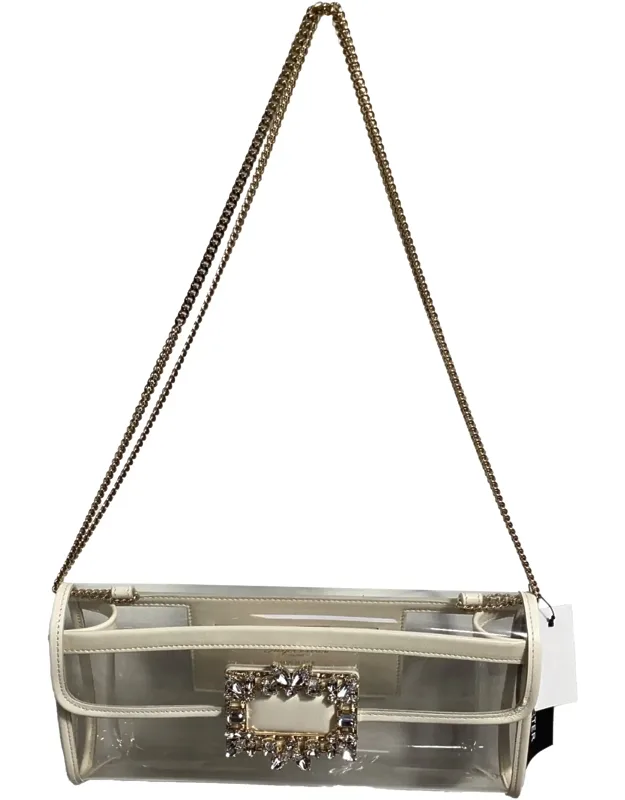 Crystal Buckle Clutch Bag