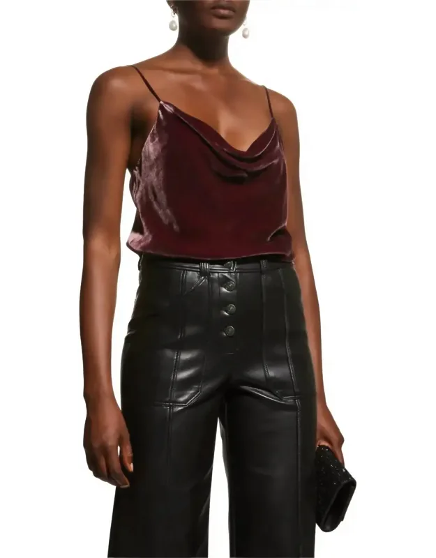 Callalily Velvet Cami