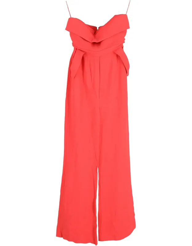 Strapless Cady Bustier Jumpsuit