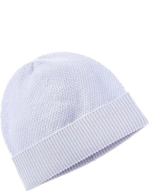 Moss Stitch Cashmere Hat
