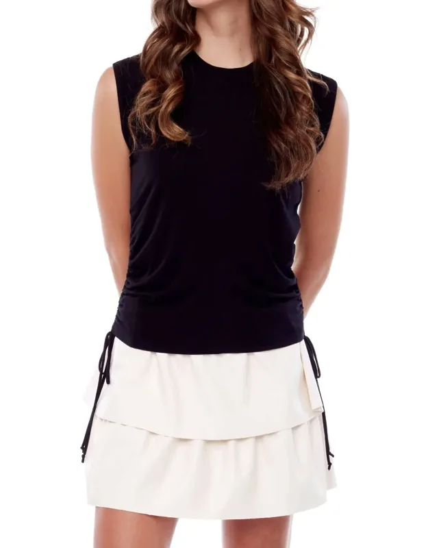 Drawstring Sleeveless Top