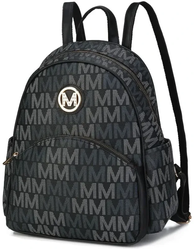 Palmer Vegan Leather Signature Logo-print Backpack