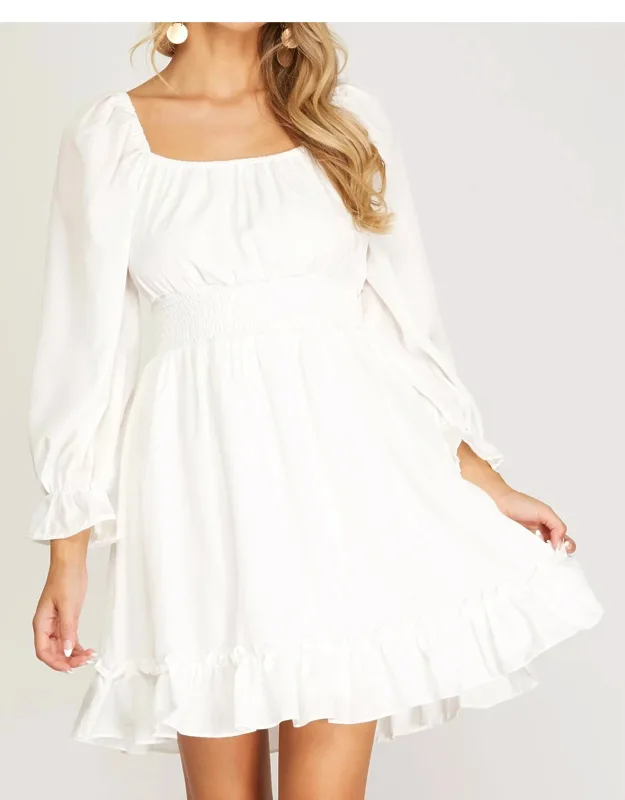 Tiered Mini Dress