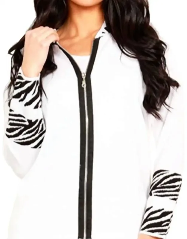 Long Sleeve Zip Cardigan