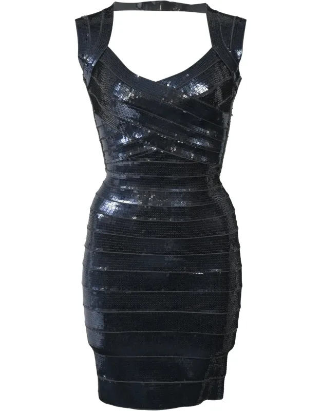 Sequined Mini Bodycon Dress