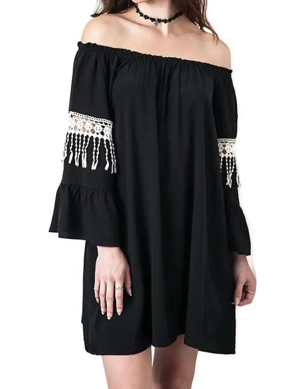 Bell Sleeve Boho Chic Dress
