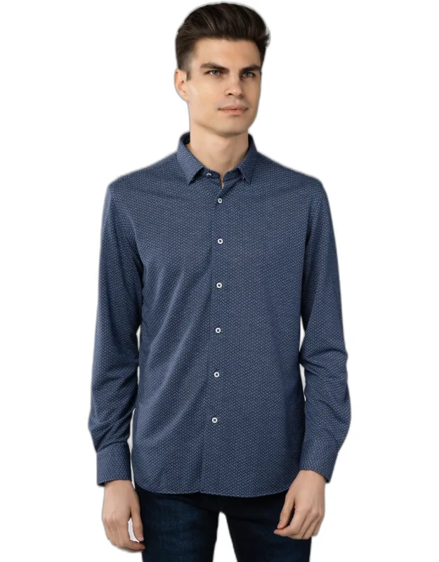 Boxed Rectangular Dots Shirt