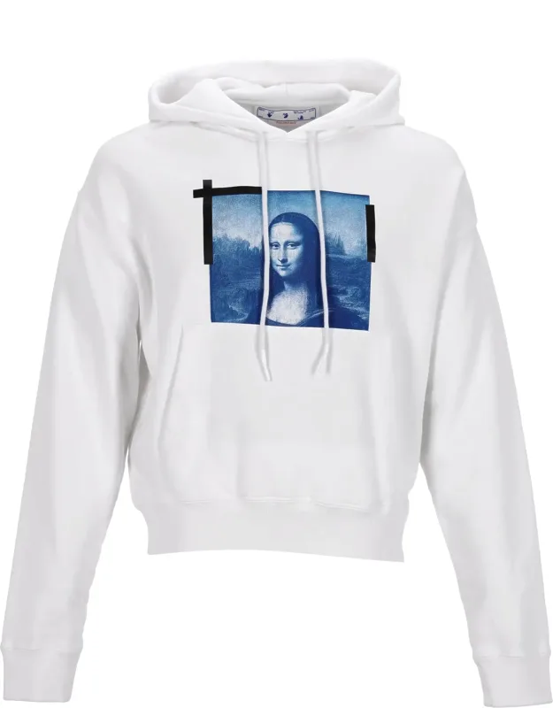 Hoodie With Mona Lisa Print