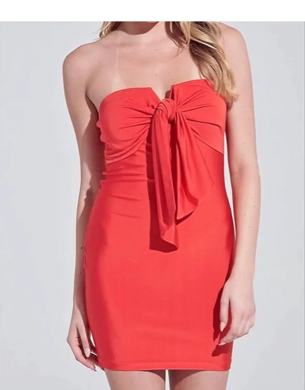 Strapless Mini Dress