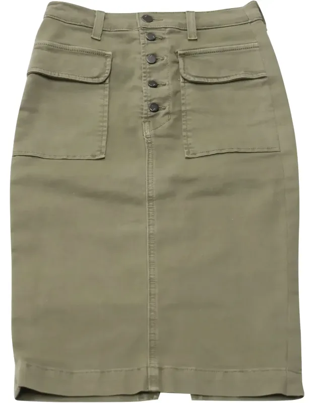 Pencil Denim Skirt