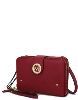 Sage Crossbody Bag With Optional Wristlet