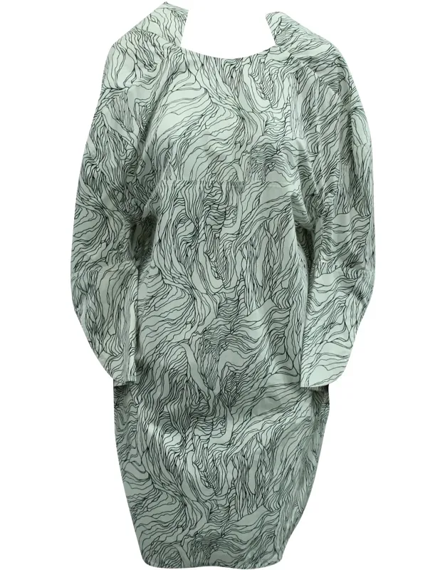 Abstract Print Dress