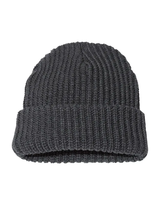Chunky Knit Cuffed Beanie