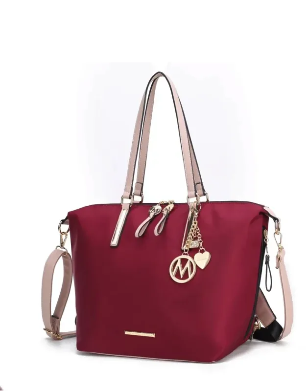 Layla Tote + Backpack With Spacious Interior And Hidden Shoe Compartment
