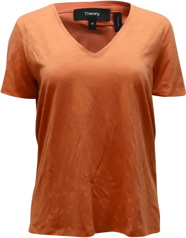 Plain V-neck Shirt