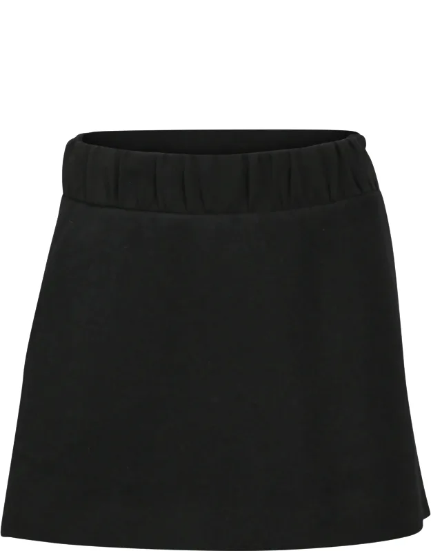 Mini Gartered Waist A-line Skirt