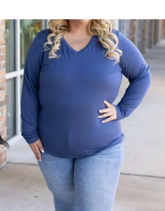 Larissa Long Sleeve V-neck Top