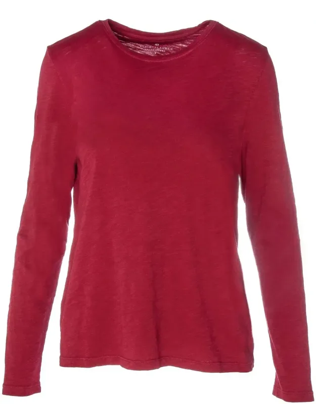 Garment Dye Long Sleeve Crew Tee