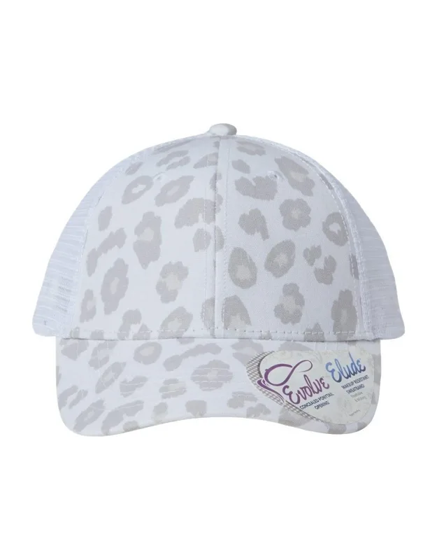 Infinity Her Modern Trucker Cap With Concealed Ponytail Opening And Moisture-management Sweatband