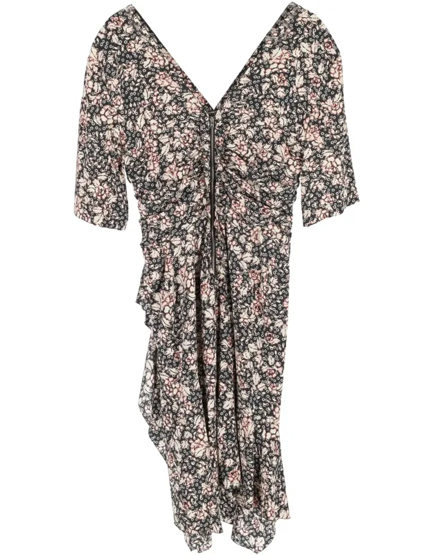 Printed Mini Dress