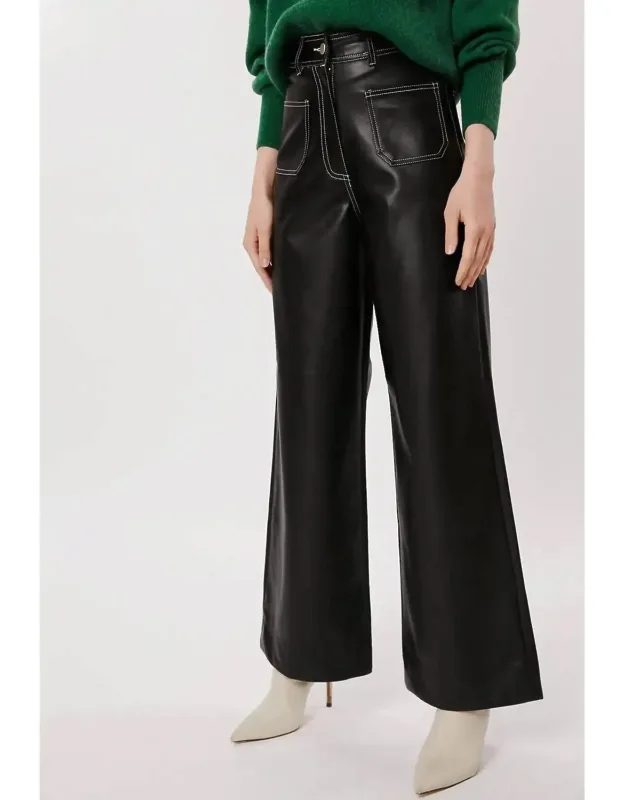 Faux Leather Pants