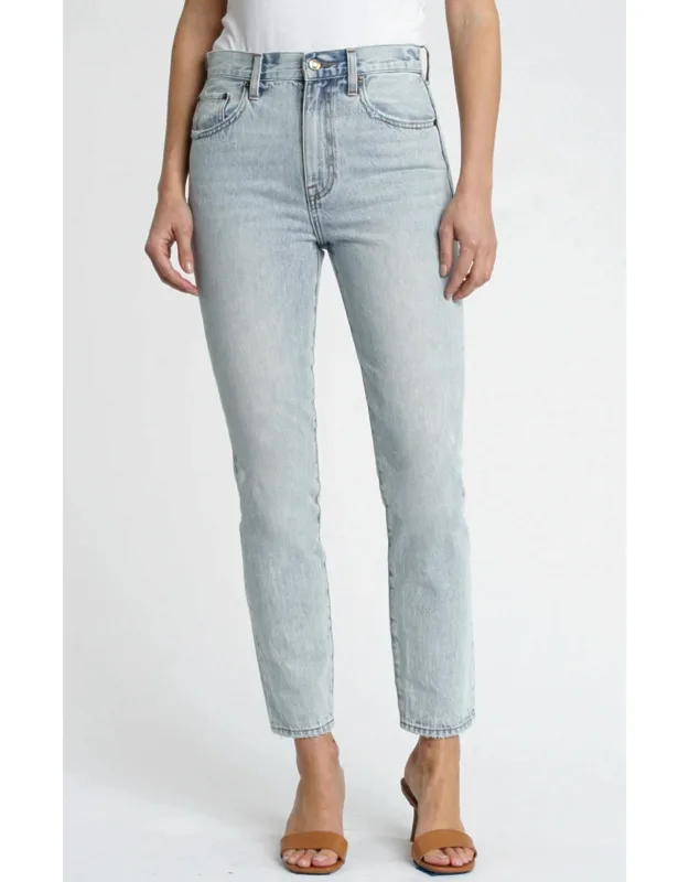 Keaton High Rise Slim Straight Jeans
