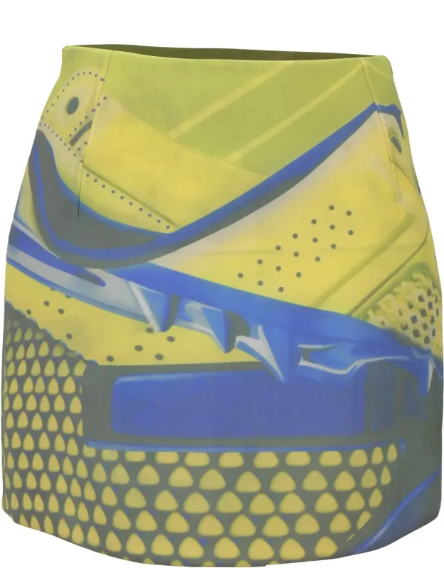 Printed Mini Pencil Skirt